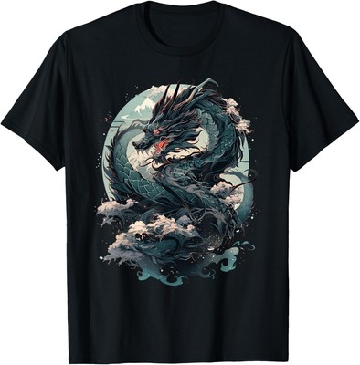 Japanese Aesthetic Dragon japanese art Japan Tattoo T-Shirt Hoodie