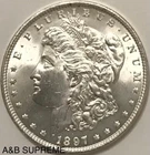 1897 Morgan Dollar From OBW Estate Roll Choice-Gem Bu Uncirculated 90% Silver