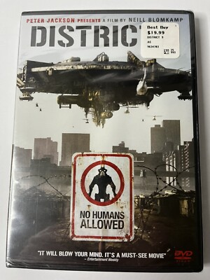 District 9 DVD 2009 WS Region 1 Neill Blomkamp Sharlto Copley Factory Sealed