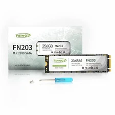 Fikwot FN203 M.2 SATA SSD - SLC Cache 3D NAND TLC SATA III 6Gb/s M.2 2280 NGF...