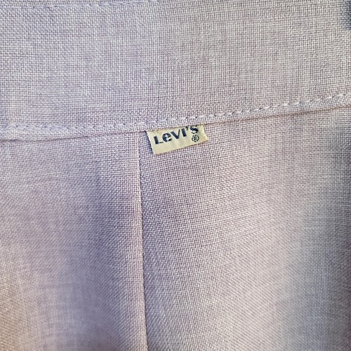 Vintage 70s Levis 27X29 Lavender Purple High Waisted Straight Leg Trouser Pants - Picture 5 of 8