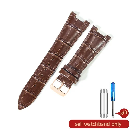 25 mm Echtleder Uhrenarmband passend für Patek Philippe Nautilus 5711/5712G Armband - Bild 32 von 42