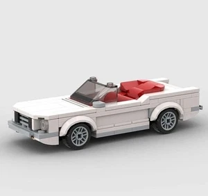 MOC Car Classic Ford Mustang Convertible Building Block Model Kit Toy 188 Pcs