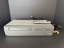 Magnavox DV200MW8 VCR DVD Combo 4 Head VHS Player Recorder Working with Remote