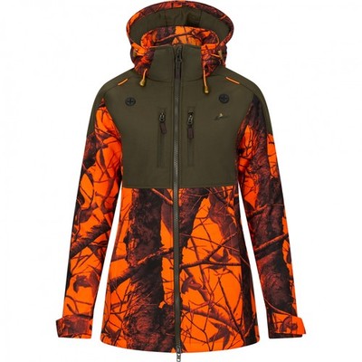 il Lago Sie Drückjagd-Jacke Safety Pro Damen (Oliv/Tecl-Wood Blaze)