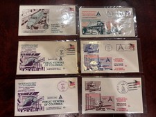 Columbia SPACE VOYAGE 6 Covers Feb-Mar 1979 Shuttle Prep Public View COMPLETE