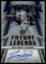 2025 Panini Prospect Edition - Matt Shaw Future Legends Signatures #FLS-MS