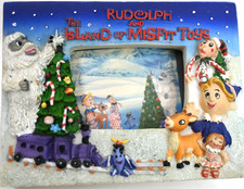 RUDOLPH AND THE ISLAND OF MISFIT TOYS PHOTO HOLDER FRIDGE MAGNET
