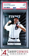 2013 FINEST #50 JUSTIN VERLANDER TIGERS POP 2 PSA 9
