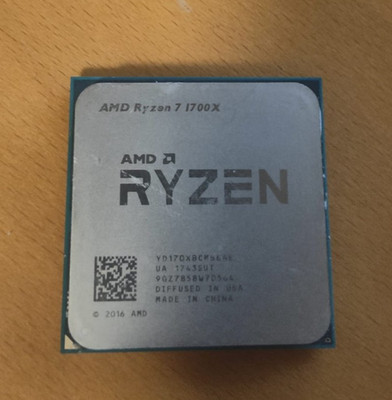 AMD Ryzen 7 1700X | 3,4 GHz | 8 Kerne / 16 Threads | Sockel AM4 | Prozessor CPU