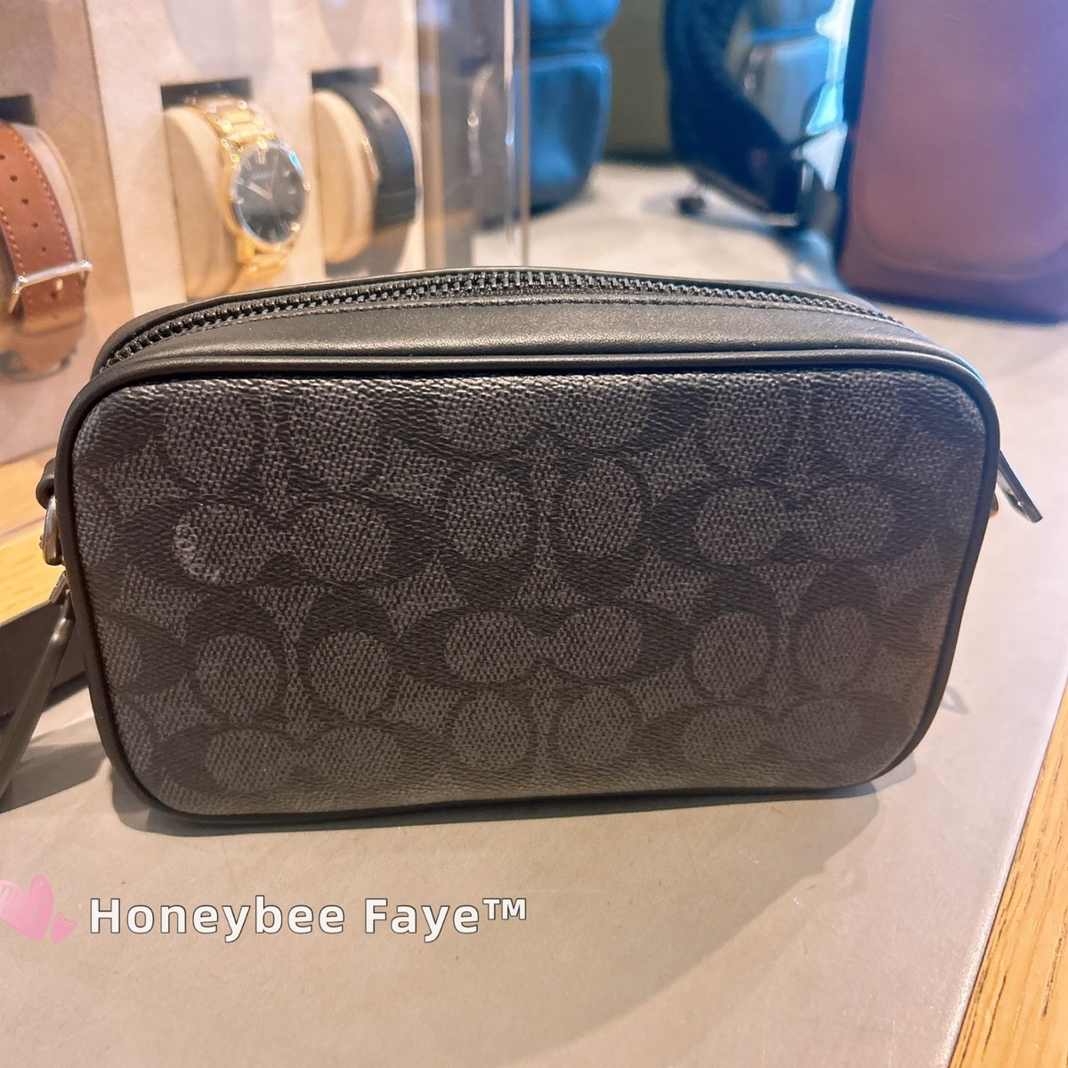 NWT COACH men's Jayden Crossbody penguin/surf | eBay