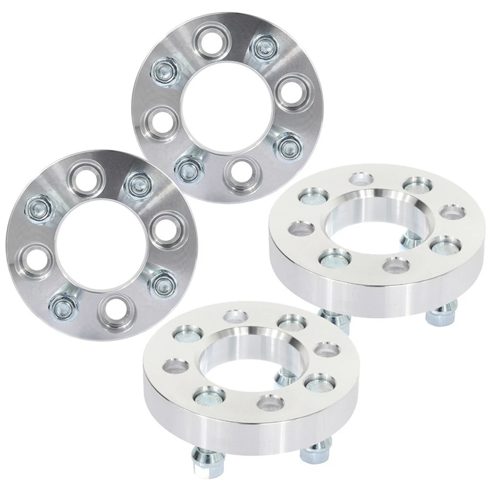 4Pcs 1" 4x100 Wheel Spacers 12x1.5 For Chevrolet Aveo 2004 2005 2006 2007-2024 - Image 2 of 4