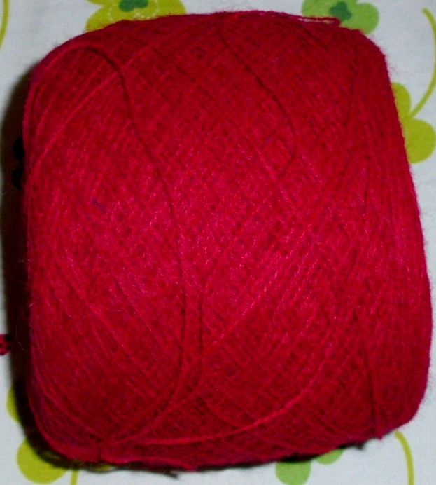 1-1 Ply Lace Blending Yarn in Dark Red--3 Total oz - Image 2 of 2