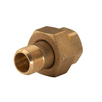 "Messing Gewinde-Fitting Verschraubung Gerade 3/8 \" Ig - 3/8\" Ag (DN10) - Schwere"