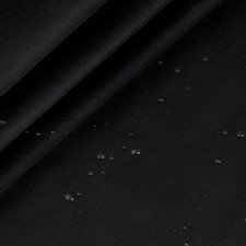 Ripstop Nylon Fabric by The Yard, 1 Yard x 58 Inch Wide Black Polyester Fabri...