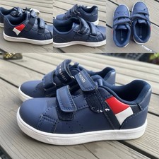 Original Tommy Hilfiger Schuhe Gr. 27 blau Sneaker Halbschuhe Klett Sommer
