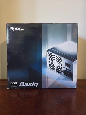 NEW IN BOX Antec Basiq BP350 350 Watt Power Supply ATX12V v2.01 Factory Sealed