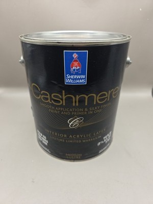 1 Gallon Sherwin Williams Cashmere Interior  Acrylic Latex Medium Lustre Not...