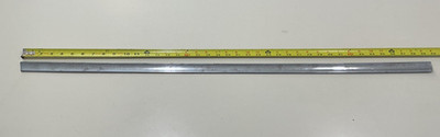 1956 FORD CUSTOMLINE DRIVER SIDE FRONT DOOR CHROME TRIM 4 DOOR