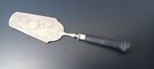 Tortenheber 20er Jahre Metall Art Deco Jugendstil mit Holzgriff