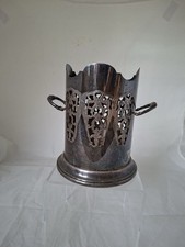 Pinro Weinflaschenhalter England Silver Plate Versilbert 16,5cm
