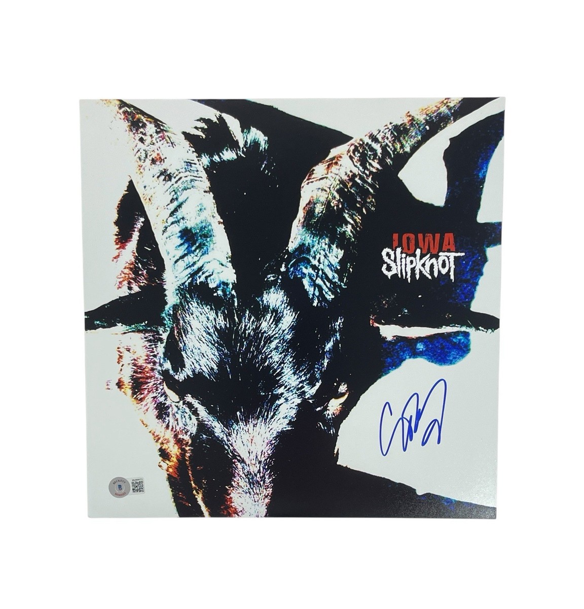 Slipknot Signed IOWA 12x12 Album Poster Print Corey Taylor Beckett