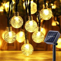 Solar Lichterkette Outdoor 60 Led, 11M Lichterkette AußEn Solar Wasserdicht