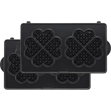 Vitantonio Heart waffle plate 2 sheet set PVWH-10-HW F/S w/Tracking# Japan New