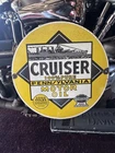 RARE VINTAGE PORCELAIN 1940 CRUISER  PENN.  MOTOR OIL  SIGNAmerican Picker Read!