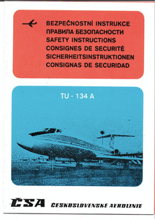 Safety card CSA TU 134 A