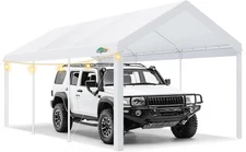 COBIZI 10'x20' Carport Heavy Duty Car Canopy Garage Waterproof Outdoor Shelter