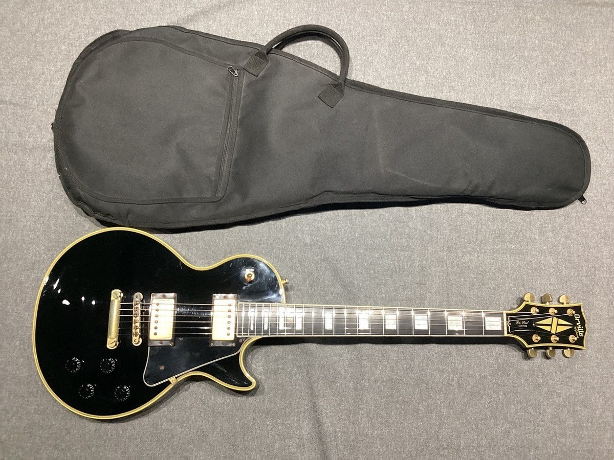 Orville by Gibson LPC-110C Les Paul Custom Black Gold Hardware