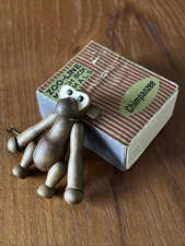 Vintage 1959 ZOO-LINE Match Box Animals CHIMPANZEE MONKEY 2-1/4” JAPAN