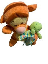 Fisher-Price BABY TIGGER Plush Rattle My First Tigger W/ FrogCharacter 10"H 2004