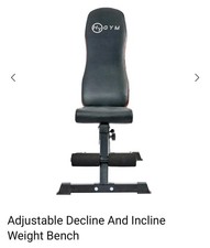 HyGym Adjustable Decline and Incline Bench