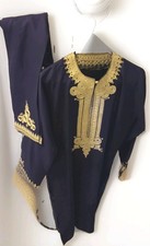 Vintage Embroidered Ethnic Pant andTunic Set L
