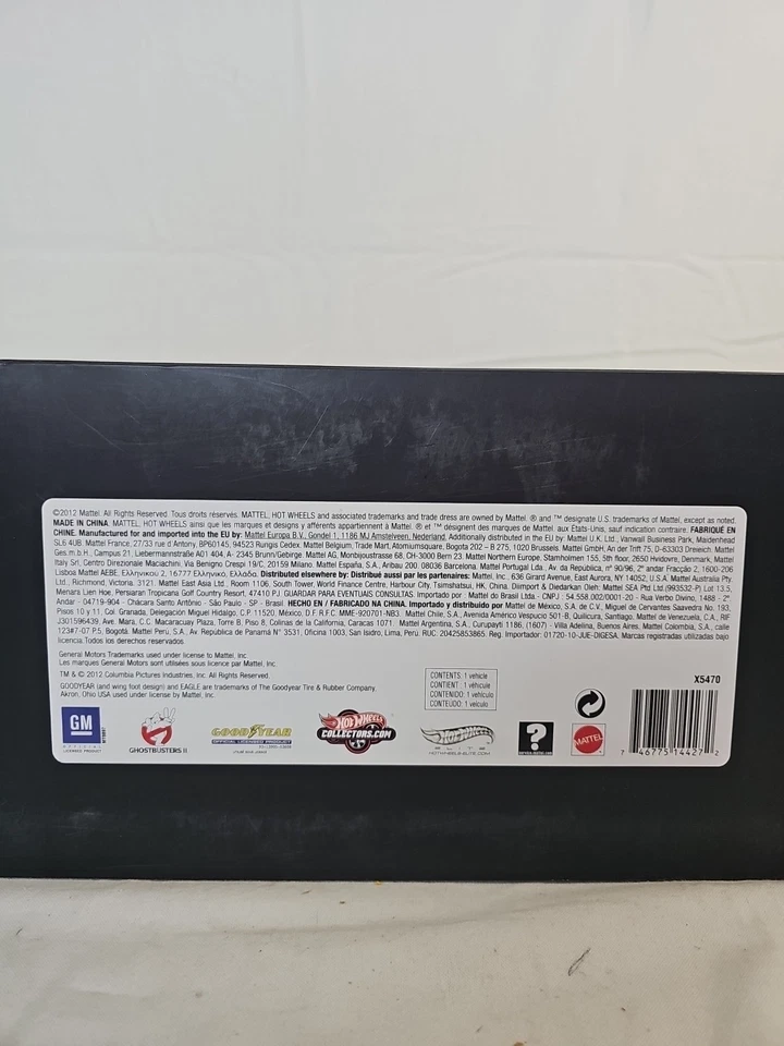 Hot Wheels Ghostbusters ECTO-1A Ghost Car Fine Edition Car Model 1:18 In Stock - Image 4 of 4