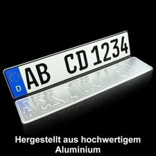 Produktbild - 2 Kfz Kennzeichen Nummernschild  520x110MM KFZ-Schilder Autokennzeichen