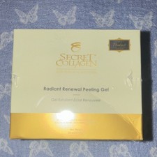 Secret Collagen Radiant Renewal Peeling Gel Exfoliator HA B6 Face 1.7 oz