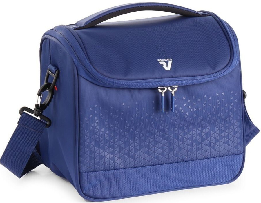 Roncato Crosslite 4858 Blu Beauty Case + rispetto e sensibilità verso l'ambiente
