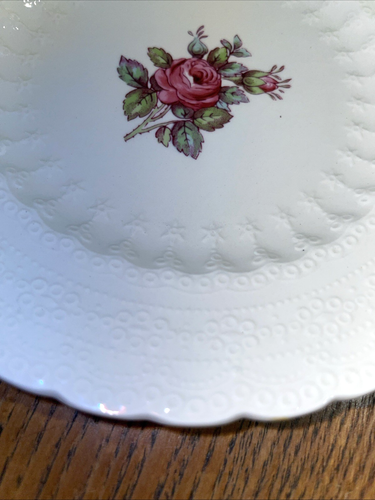 SET 5 Spode England Billingsley Rose 6 1/8" Plates (A Spode Design 2/8867 L ) - Picture 3 of 8