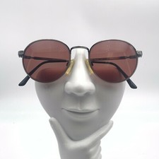 Vintage Marchon Maui Gray Pewter Metal Round Sunglasses FRAMES ONLY