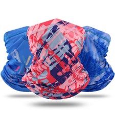 Cooling Neck Gaiter Sun Protection Half Face Mask Cycling Hiking Scarf Bandanas