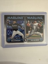 2024 Topps Update Anthony Maldonado Eli Villalobos RC US305 Rookie Combo Marlins