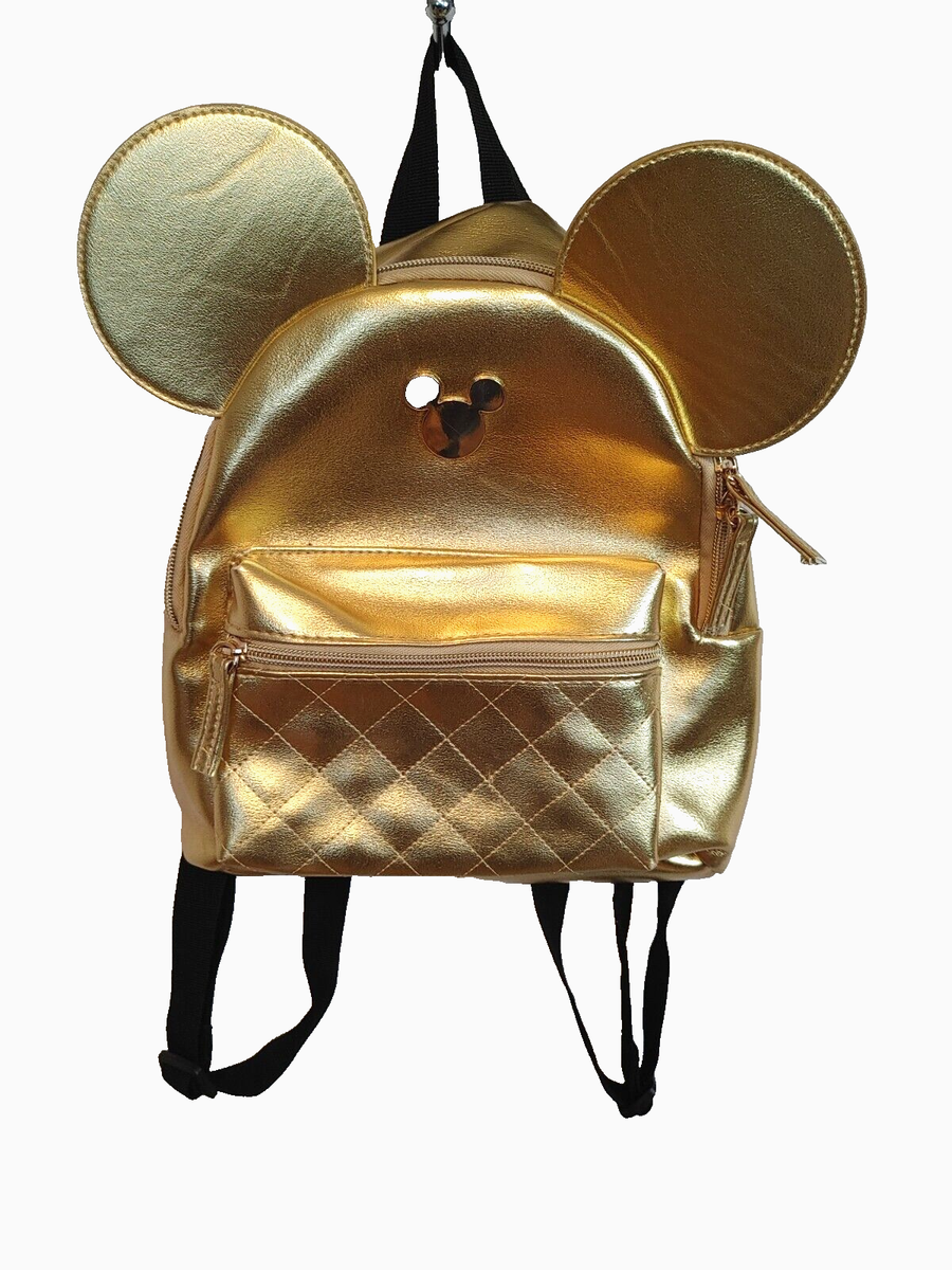 Disney Mickey Mouse Solid Gold Mini Backpack #20911 | eBay