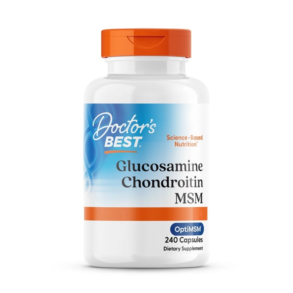 Doctor's Best, Glucosamine Chondroitin MSM with OptiMSM, 240 Kapseln