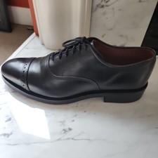 Allen Edmonds 5710 Fifth Avenue Black Cap Toe Oxfords Mens 8 D Dainite Box Trees