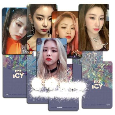Kpop ITZY 1st Mini Album IT'z ICY Photocard Self Made