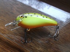 Custom Painted Excalibur Square Bill Fat Free Shad Fingerling BD5S CH Rootbeer