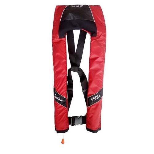 Chaleco salvavidas inflable de calidad A+ ayuda a la flotabilidad PFD delgado manual NUEVO - Imagen 7 de 10